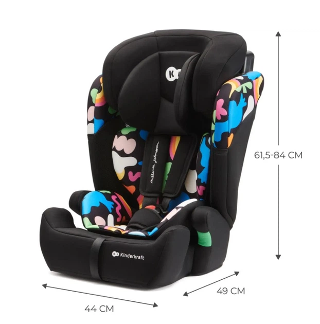 Fotelik samochodowy Kinderkraft Comfort Up i-Size Happy Shapes (KCCOUP02HAP0000)(5902533925476) - obraz 5