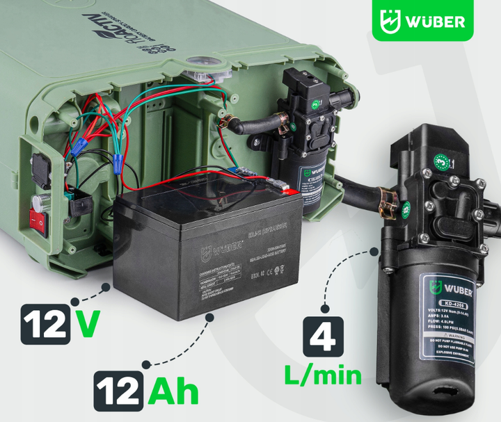 Опрыскиватель аккумуляторный 16л Wuber - Фото 4 Опрыскиватель аккумуляторный 16л Wuber - изображение 4