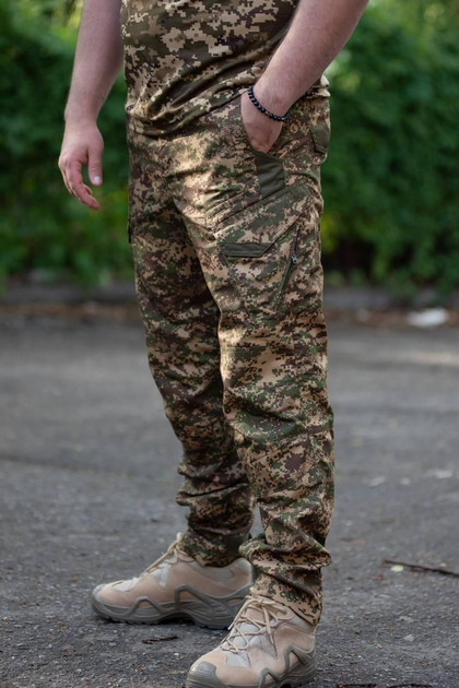 Чоловічі тактичні штани «Kayman Military» Хижак накладними кишенями Rip-stop 36/34 - зображення 1