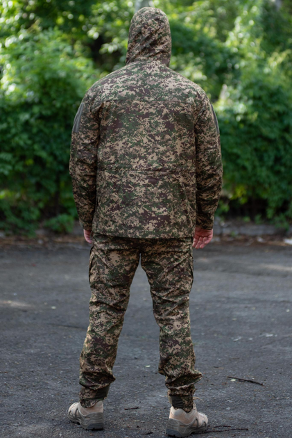 Чоловічий тактичний Костюм Хижак Парка Штани з ріп-стоп з липучками під шеврони M - зображення 2