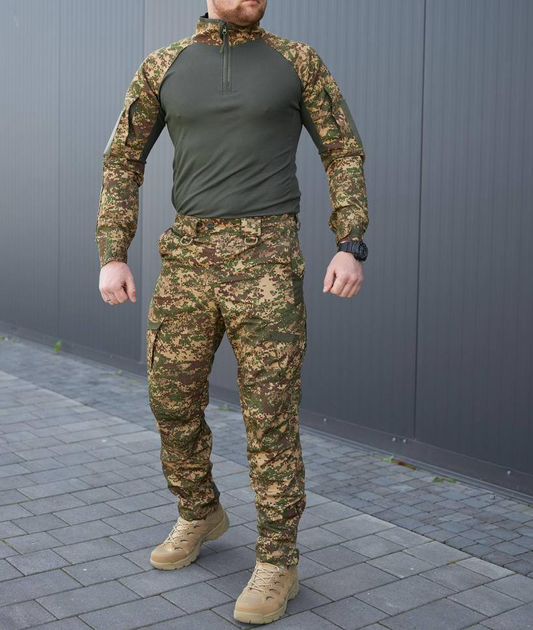 Тактические костюм «Kayman Military» Хищник рубашка убакс + штаны тактические 46 - изображение 1