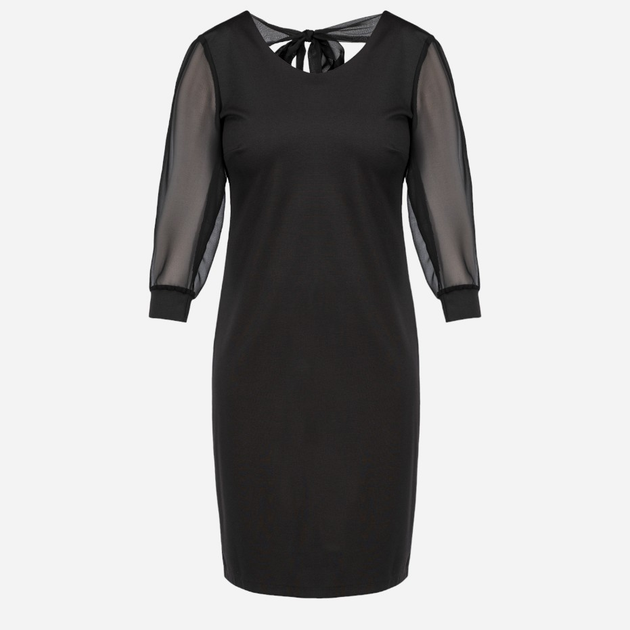 Sukienka ołówkowa damska Plus Size Karko U565 56 Czarna (5903676026662) - obraz 5