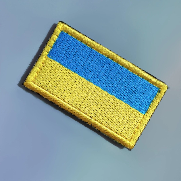 Набор шевронов 2 шт IDEIA нашивка на липучке Флаг Украины, вышитый патч 3х5 см (2200004269122) - изображение 2