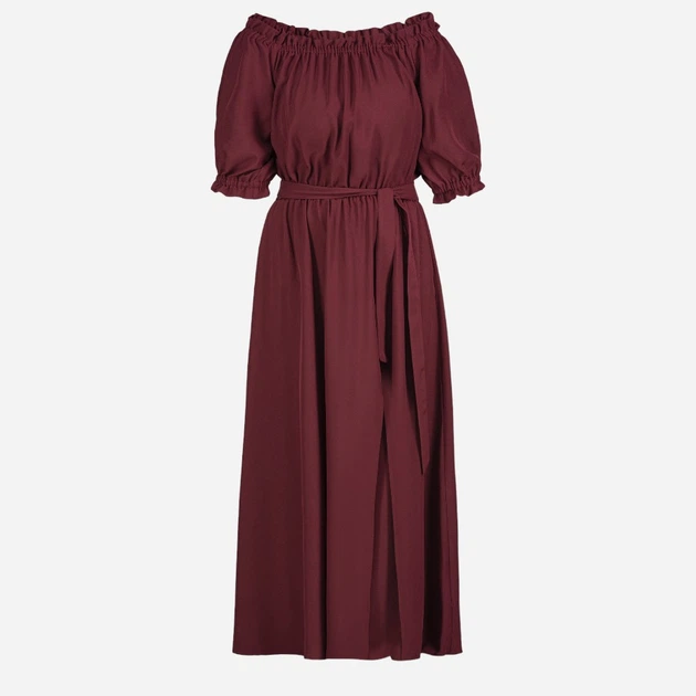 Sukienka trapezowa damska Karko SA655 50-52 Bordowa (5903676027867) - obraz 5