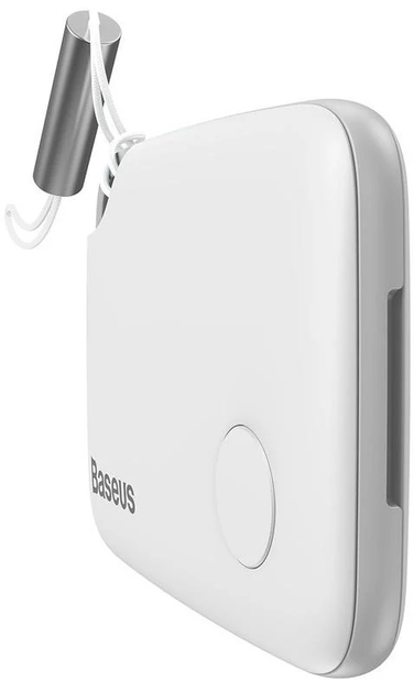 Беспроводной смарт-трекер брелок Baseus Intelligent T2 White - изображение 3