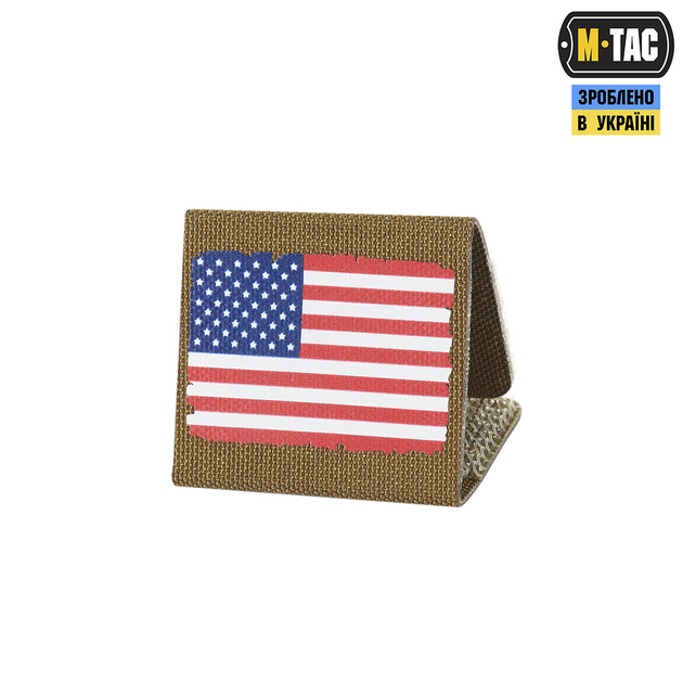Флаг США Patch MOLLE M-Tac Full Color/Coyote - изображение 1