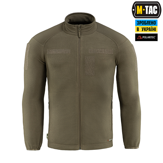 Куртка XS/R Polartec Olive M-Tac Jacket Fleece Dark Combat - изображение 2