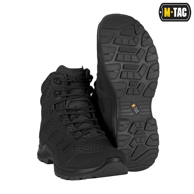 Тактичні черевики літні M-Tac Iva Black 40 - зображення 1