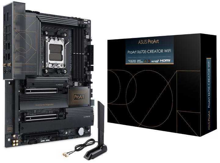 Материнська плата Asus ProArt X670E-CREATOR WIFI (sAM5, AMD X670E, PCI-Ex16) - зображення 7