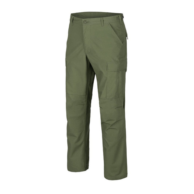 Штаны тактические Helikon-Tex S BDU PANTS RIPSTOP OLIVE GREEN (SP-BDU-PR-02-B03-S) - изображение 1