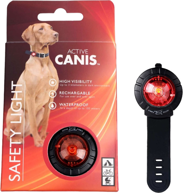 Światło bezpieczeństwa Active Canis Red (5705833480894) - obraz 2