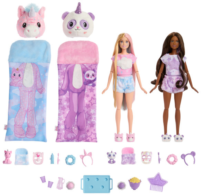 Zestaw lalek Mattel Barbie Cutie Reveal Slumber Party Gift (0194735188574) - obraz 2