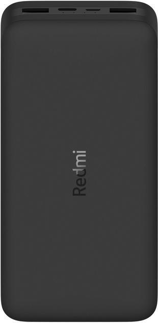 УМБ Xiaomi Redmi PowerBank 20000 mAh Fast Charge 18W PB200LZM Black (VXN4304GL) (26922/11789667) - Уцінка - зображення 1