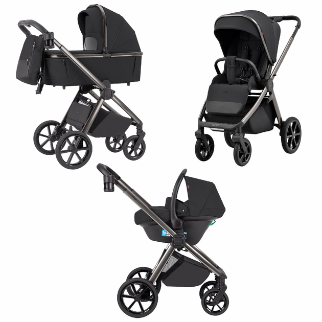 Коляска универсальная 3 в 1 Carrello Omega CRL-6535 Absolute Black ...