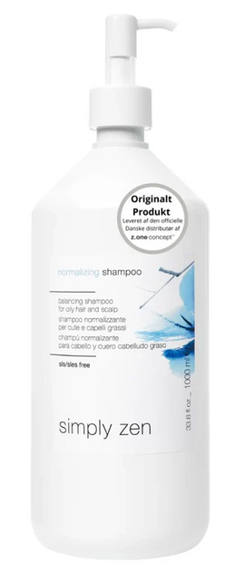 Szampon do włosów tłustych Simply Zen Normalizing Shampoo 1000 ml (8032274063100) - obraz 1