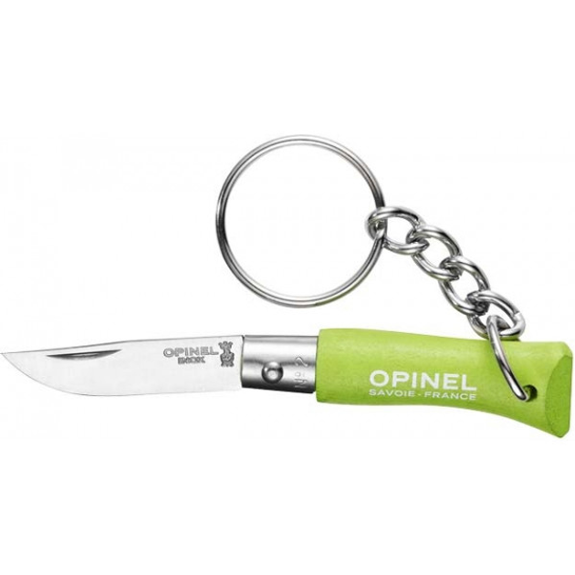 Нож-брелок Opinel №2 нерж-сталь Салатовый (1013-204.65.17) - изображение 1