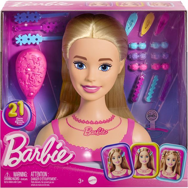Zestaw Mattel Barbie do stylizacji włosów HMD88 (0194735125142) - obraz 1