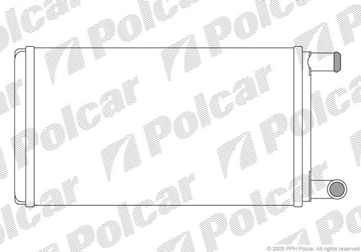 Радіатор грубки Polcar 5061N81 A0028356201, A0018357601 - зображення 1