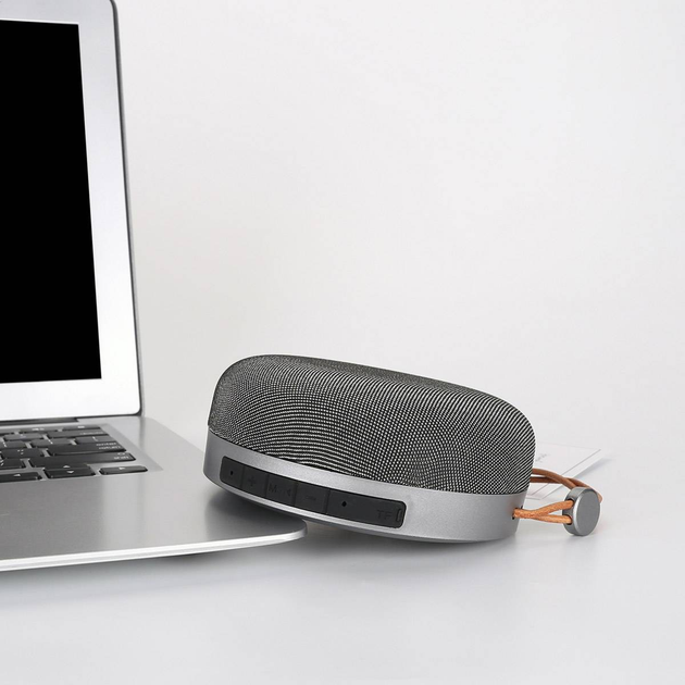 Głośnik przenośny Platinet Bluetooth V5.0 FM MicroSD 5W Steel Grey 44610 TE (PMG7SG) - obraz 4
