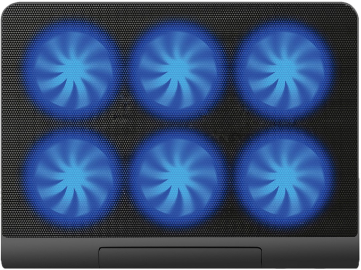 Podstawka pod laptopa Platinet Laptop Cooler Pad 6 Fans Black (PLCP6FB) - obraz 5