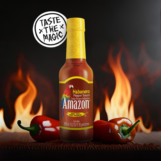 Соус Amazon Habanero з червоного перцю 155 мл (7702097145710) – купити ...