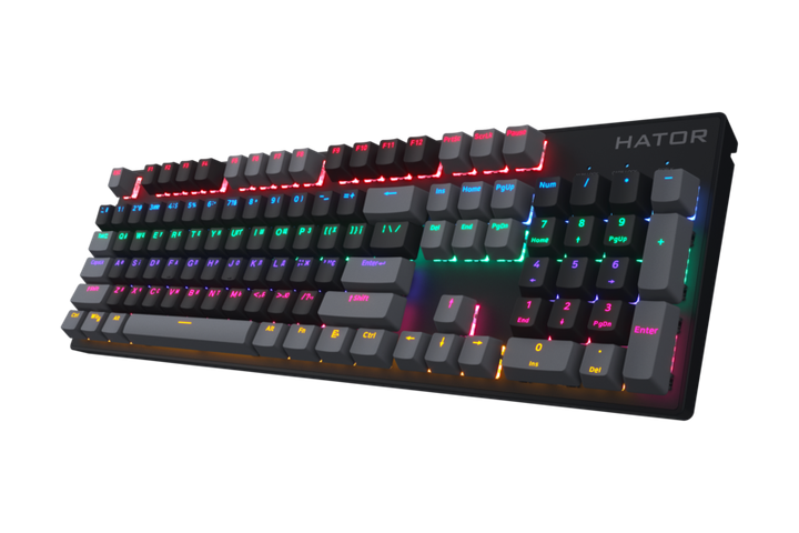 Клавіатура HATOR Starfall Rainbow Origin Red (HTK-608-BBG) - изображение 4