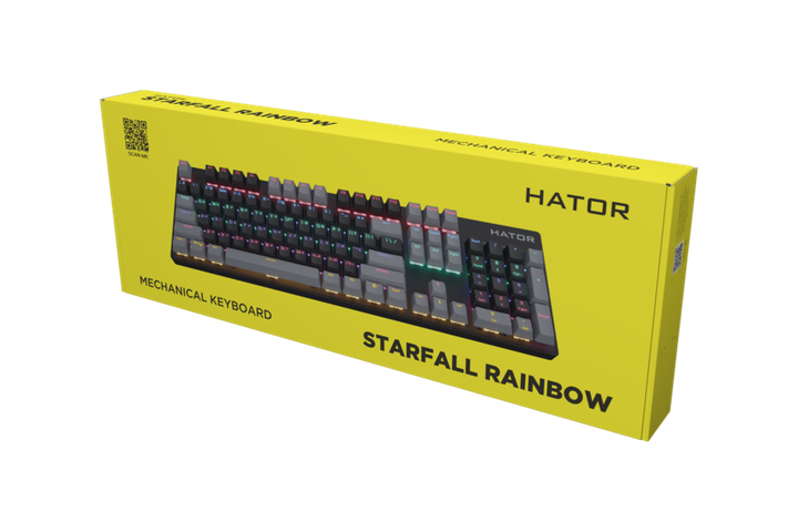 Клавіатура HATOR Starfall Rainbow Origin Red (HTK-608-BBG) - изображение 7