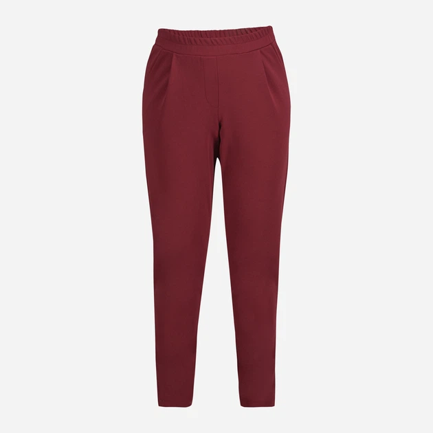 Spodnie slim fit damskie Karko Z735 46/48 Bordowe (5903676066583) - obraz 9