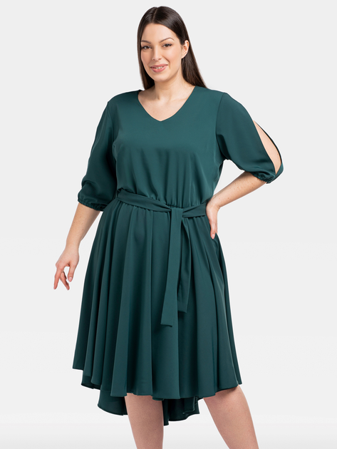 Сукня міді літня жіноча Karko SB169 54/56 Зелена (5903676069904) - зображення 1