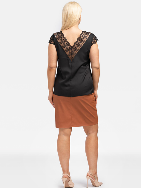 Bluzka damska Karko BA247 46-48 Czarna (5903676136705) - obraz 4