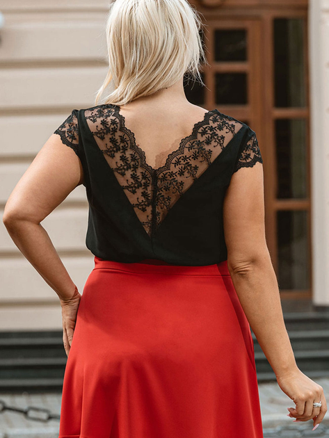 Bluzka damska Karko BA247 54-56 Czarna (5903676136729) - obraz 11