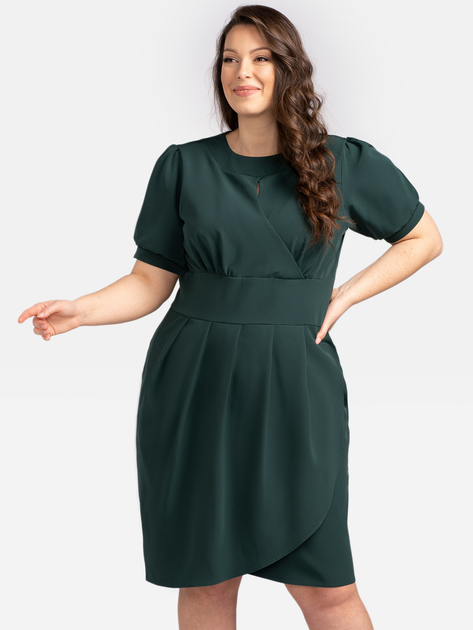 Сукня міді літня жіноча Karko SB468 44 Зелена (5903676107187) - зображення 1