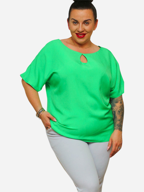 Блузка жіноча Karko BA264 50-52 Зелена (5903676150657) - зображення 1