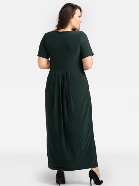 Сукня довга літня жіноча Karko SB534 42/44 Темно-зелена (5903676114130) - зображення 2