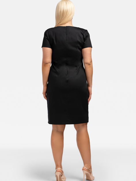 Плаття-футболка міді літнє жіноче Karko SC096 46 Чорне (5903676191513) - зображення 2