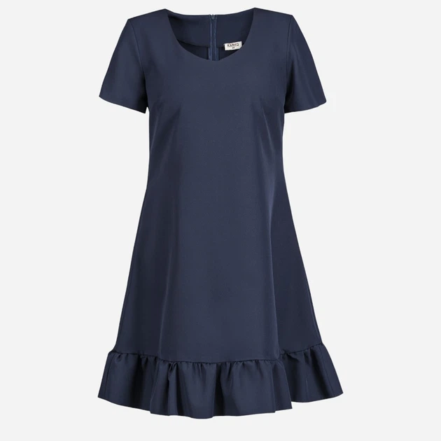 Sukienka trapezowa damska midi Karko SA546 40 Niebieska (5903676044253) - obraz 4