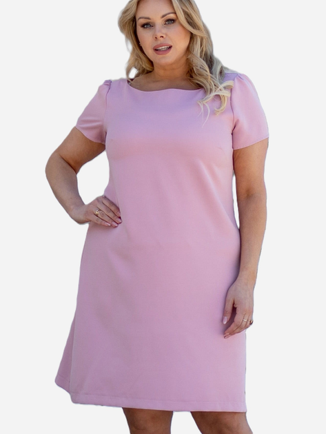 Плаття міді літнє жіноче Karko SB334 50-52 Рожеве (5903676073130) - зображення 1