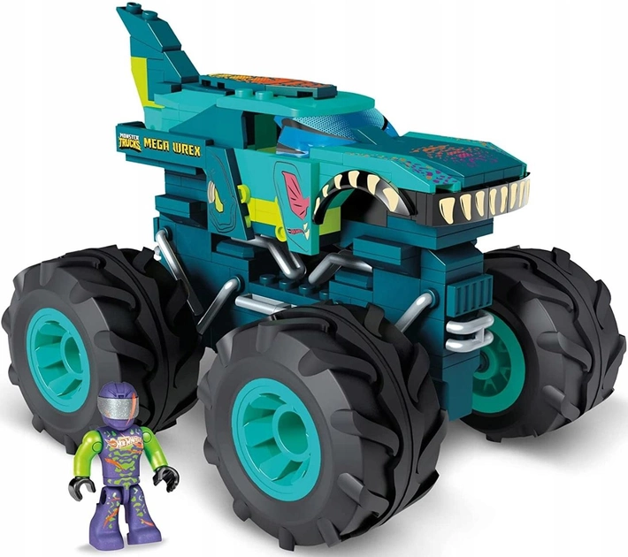 Конструктор Mattel Mega Construx Hot Wheels Mega-Wrex Monster Truck 187 деталей (1947350247803) - зображення 2
