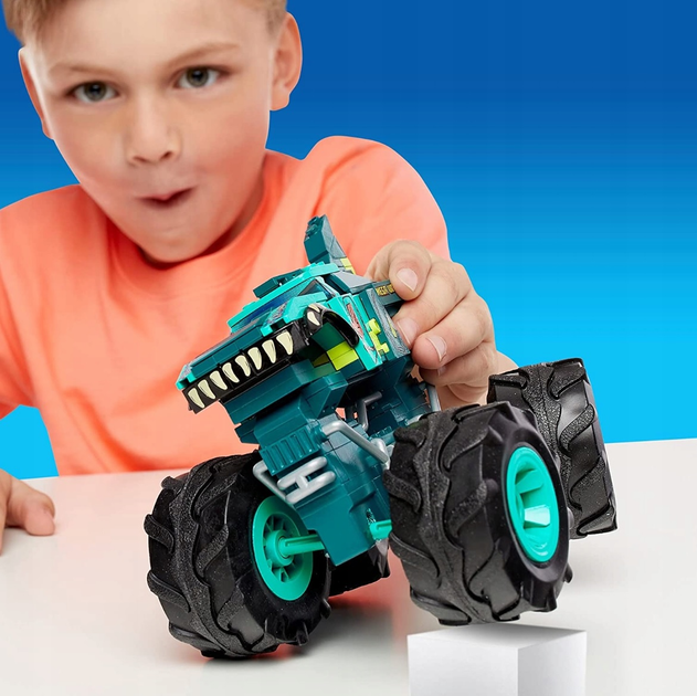 Klocki konstrukcyjne Mega Hot Wheels Mega-Wrex Monster Truck 187 elementów (1947350247803) - obraz 3