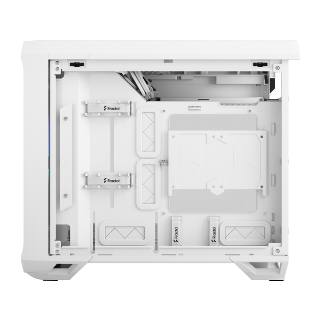 Компьютерный корпус Fractal Design Torrent Nano White RGB TG Clear