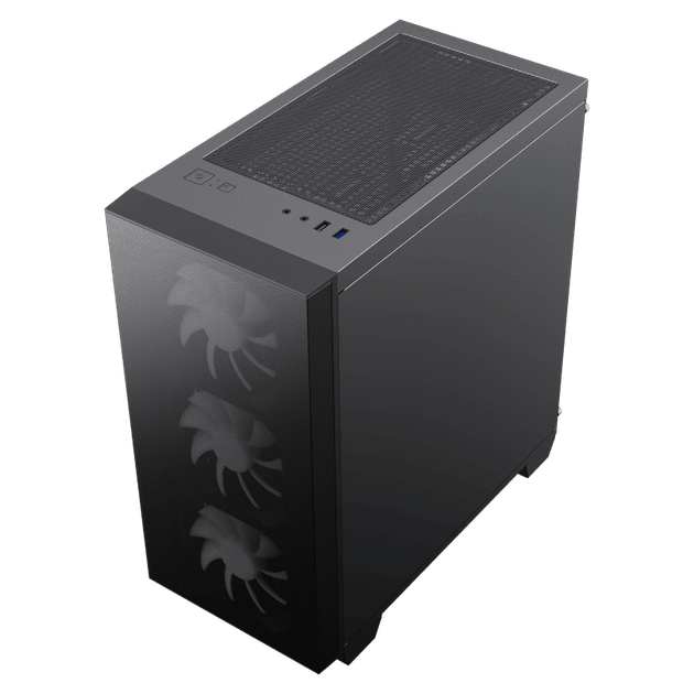 Корпус для пк / корпус для компьютера Gamemax Aero Mini Micro ATX без блока питания front panel with full mesh/V 1.62 PWM+ARGB Hub - изображение 3