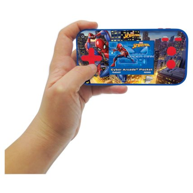 Ігрова консоль для дітей Lexibook Spider-Man Handheld console Cyber ArcadeВ Pocket 1.8'' (JL1895SP) (3380743088662) - зображення 4