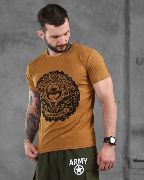 Армійська чоловіча футболка Valar Morghulis потовідвідна 2XL койот (87307) - зображення 2