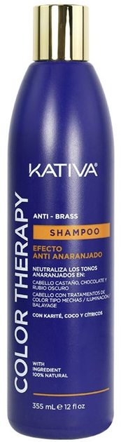 Szampon do włosów Kativa Color Therapy Anti-brass 355 ml (7750075058156) - obraz 1