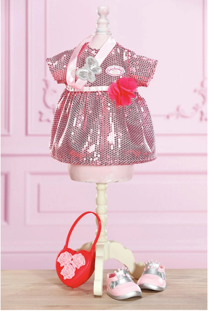 Набір одягу для ляльок Baby Annabell Deluxe Glamour 43 см (4001167705438) - зображення 4