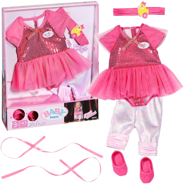 Zestaw ubranek dla lalek Baby Born Deluxe Ballerina (4001167834176) - obraz 1