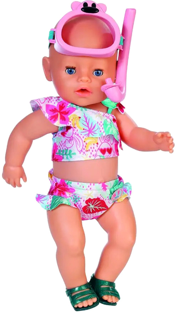 Kostium kąpielowy Baby Born Holiday Deluxe Bikini + zestaw do pływania (4001167829240) - obraz 1