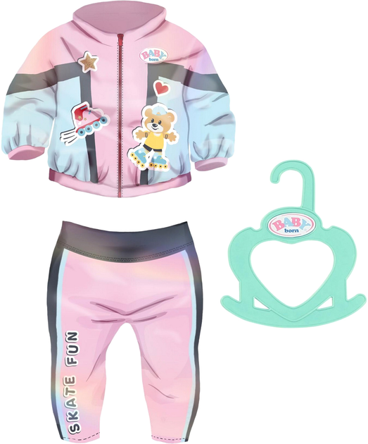 Набір одягу для ляльок Baby Born Little Jogging Suit (4001167836347) - зображення 1