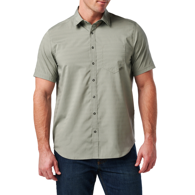 Сорочка тактична 5.11 Tactical Aerial Short Sleeve Shirt Mortar M (71378-095) - зображення 1