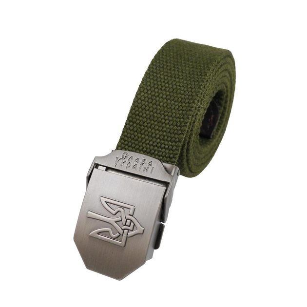 Ремінь тактичний Слава Україні Tactical Belt TY-6663 Хакі - зображення 1